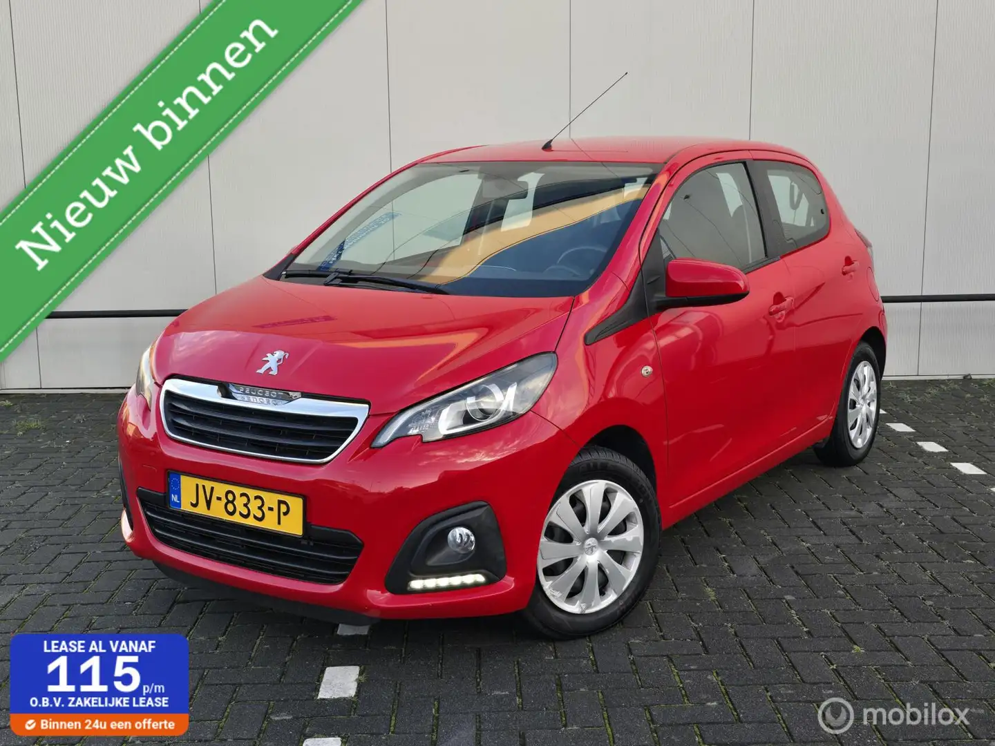 Peugeot 108 1.0 e-VTi Active! Trekhaak! 47DKM! Rouge - 1