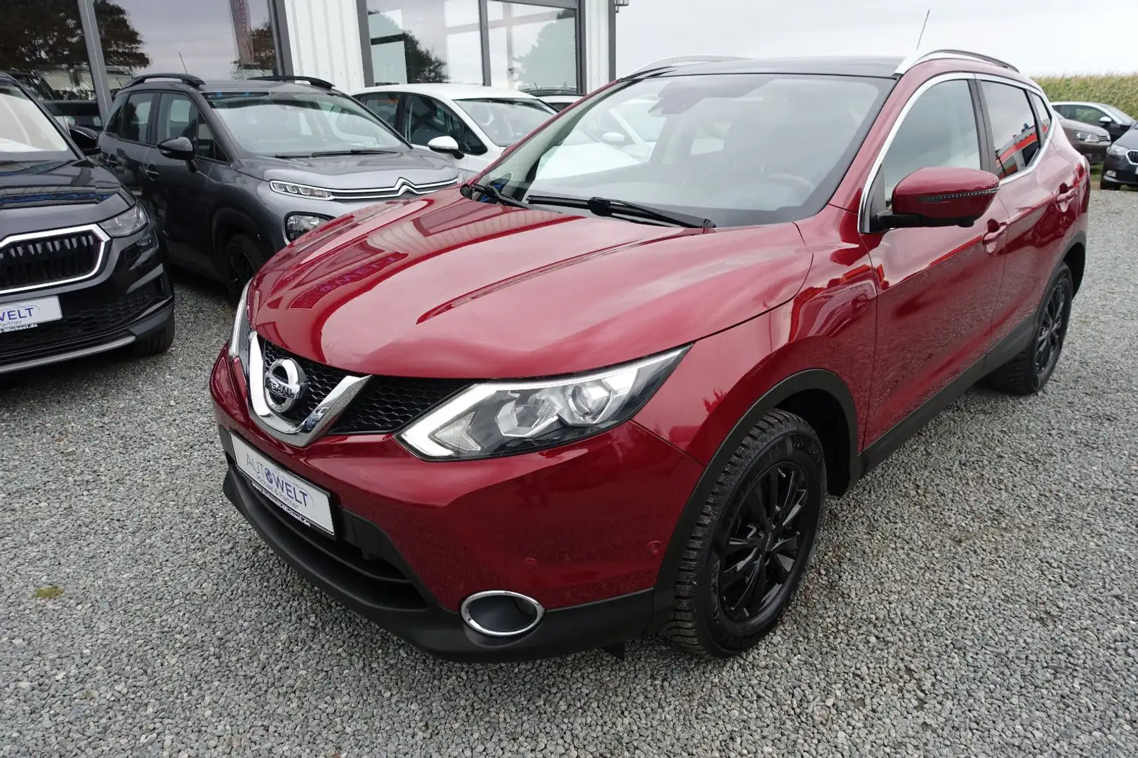 Nissan Qashqai Tekna 1.2 360° LED NAV Steuerkette Neu Rot - 2