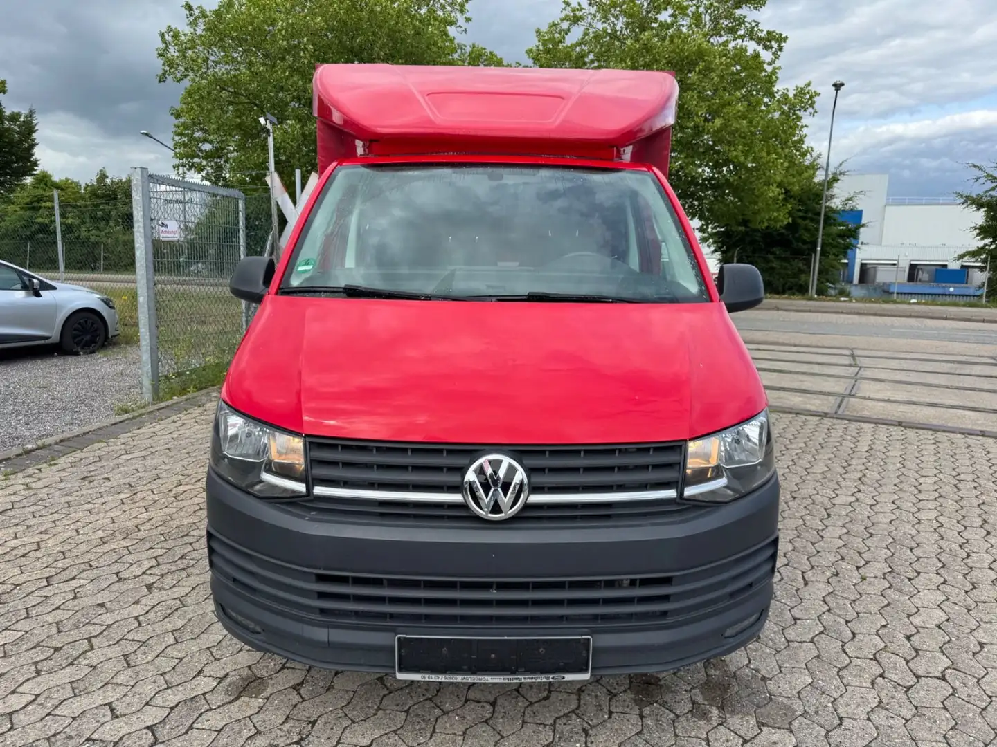 Volkswagen T6 Transporter T6  Pritsche Plane lang 2,0 TDI*Klima*1.Hand*3Si Rot - 2
