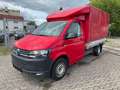 Volkswagen T6 Transporter T6  Pritsche Plane lang 2,0 TDI*Klima*1.Hand*3Si Rot - thumbnail 1