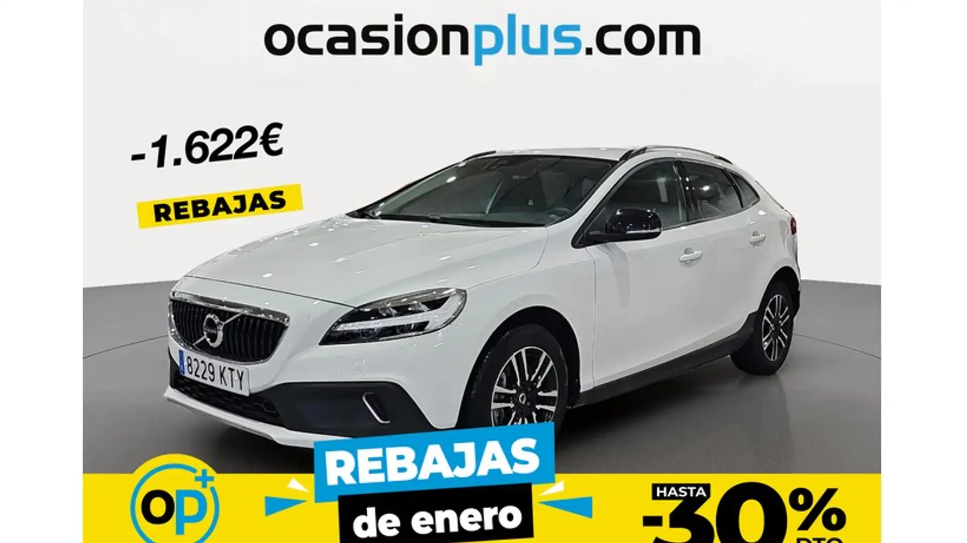 Volvo V40 Cross Country D2 Plus 120 Blanc - 1