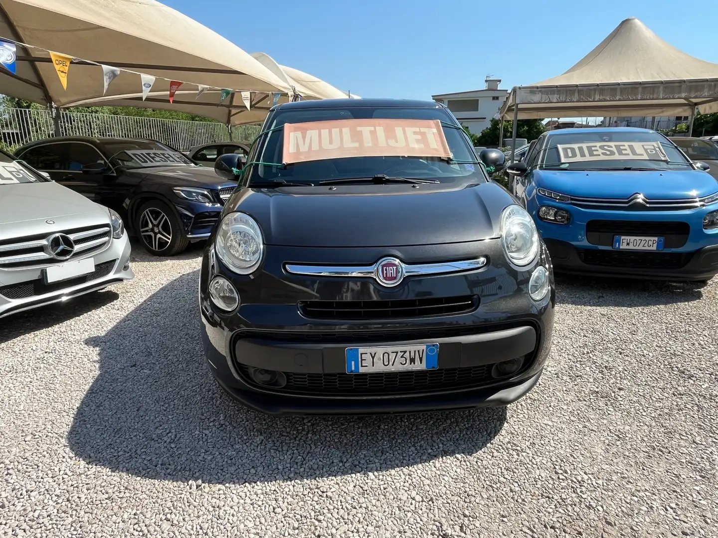 Fiat 500L 1300 M-JET 85 CV KM CERTIFICATI UNICO PROPRIETARIO Gris - 2