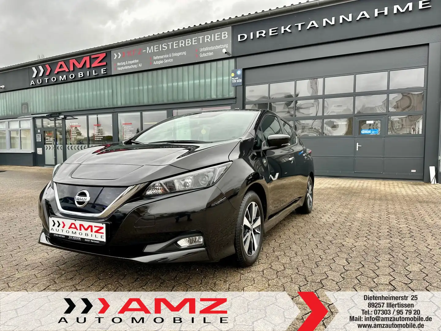 Nissan Leaf ACENTA 40 kWh Navi R-Kamera DAB AHK Schwarz - 1