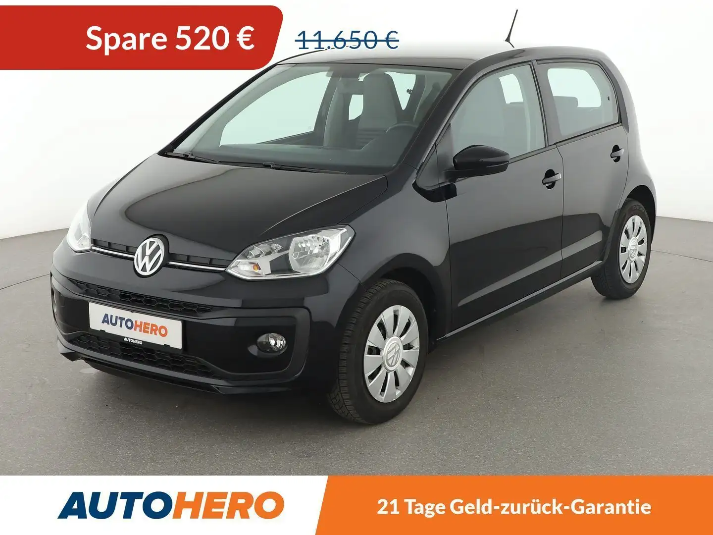 Volkswagen up! 1.0 Move up! BM*PDC*SHZ*KLIMA*GARANTIE* Schwarz - 1
