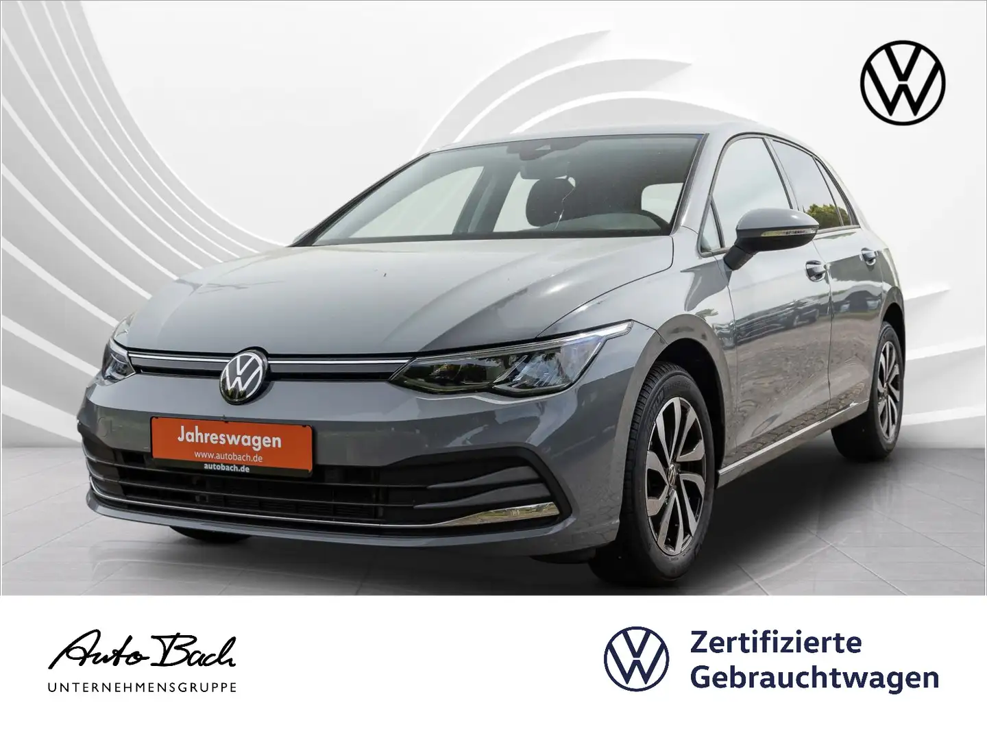 Volkswagen Golf VIII 1.5 eTSI "ACTIVE" DSG Navi LED Digital Gris - 1