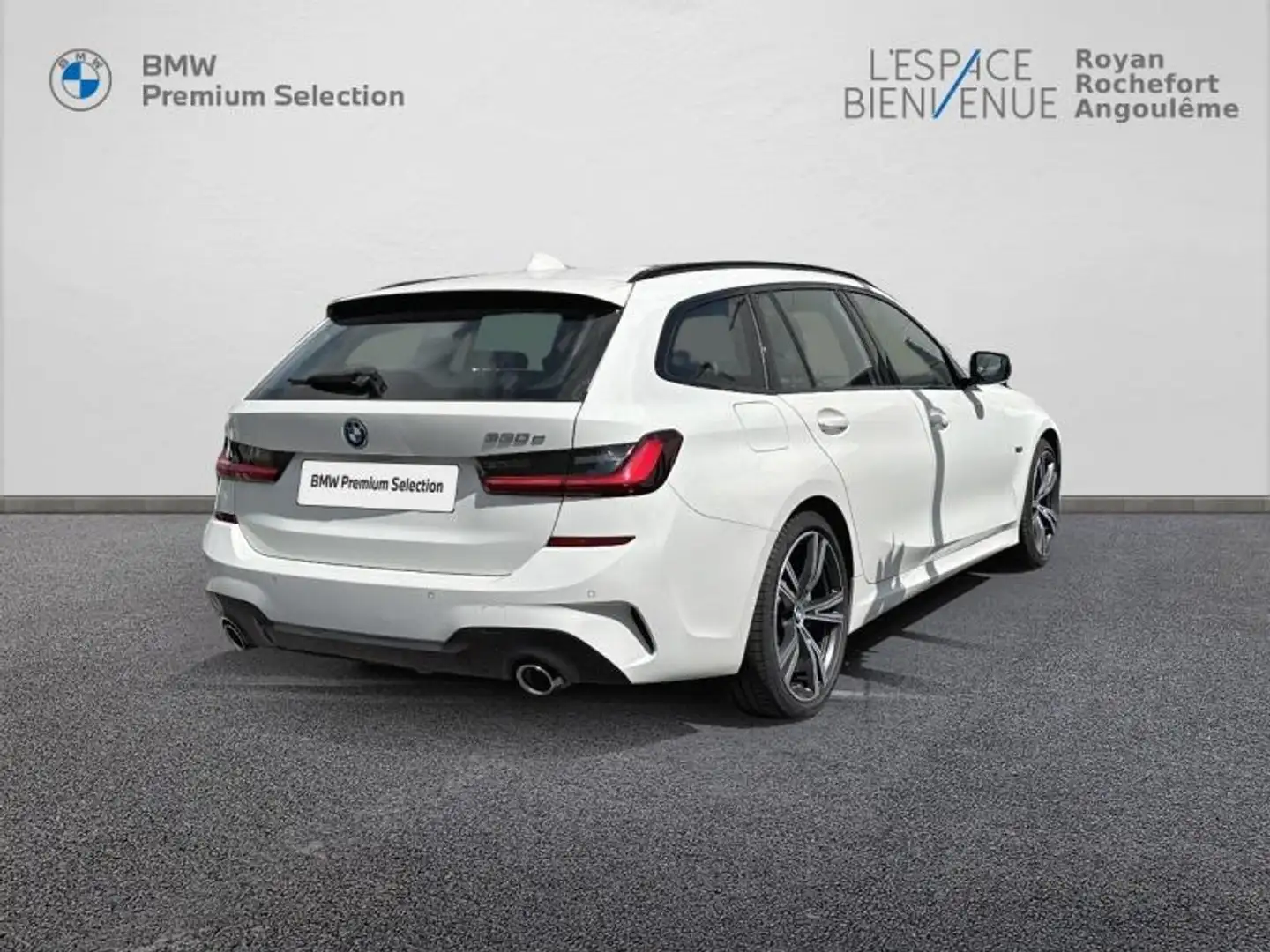 BMW 330 330eA 292ch M Sport Blanc - 2