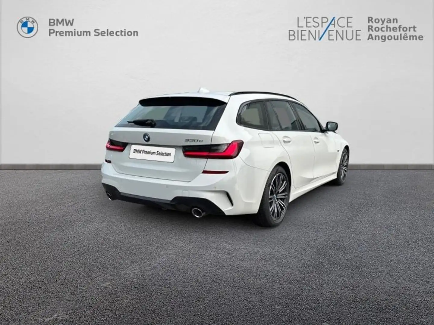 BMW 330 330eA 292ch M Sport Blanc - 2