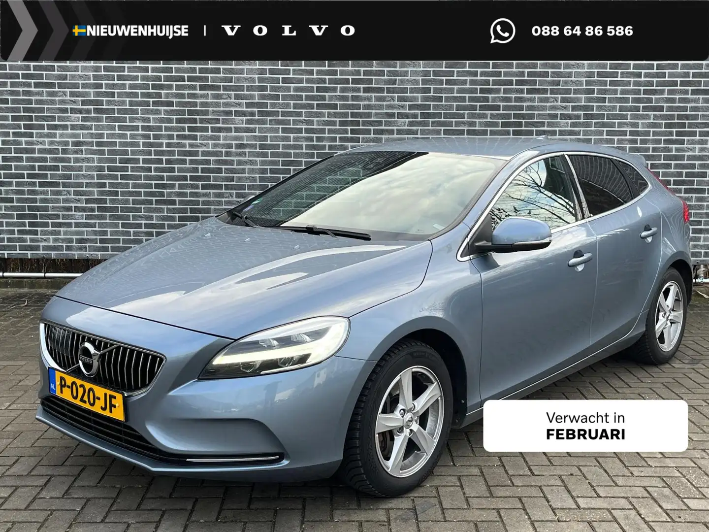 Volvo V40 1.5 T3 Nordic | Automaat | Trekhaak | Lederen bekl Blau - 1
