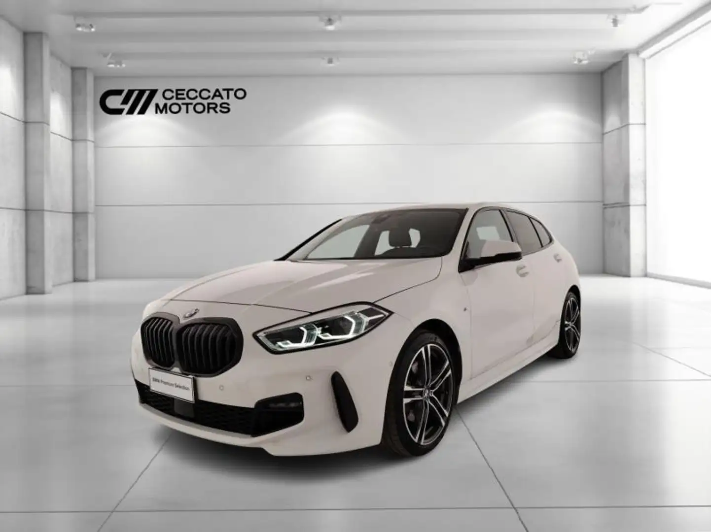 BMW 116 d Msport auto Blanc - 1
