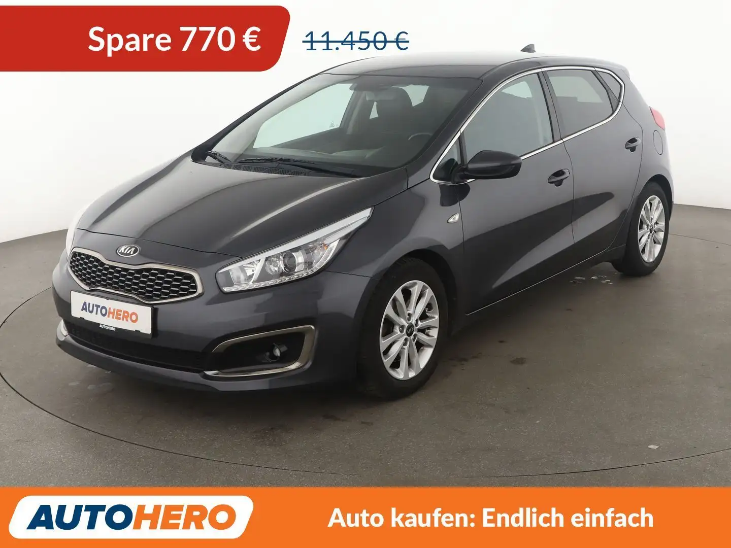 Kia Ceed / cee'd 1.4 Dream Team*NAVI*PDC*SHZ*KLIMA*TEMPO* Grau - 1