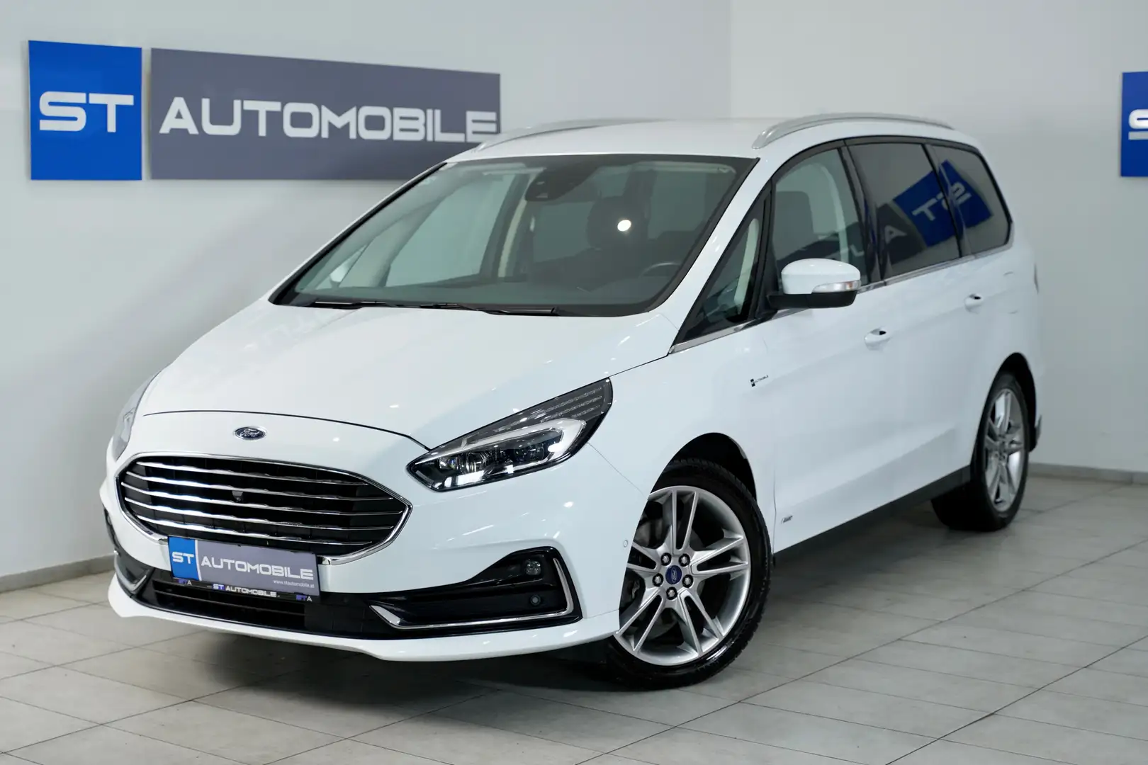 Ford Galaxy Titanium AWD Aut. // 1.BESITZ // 7-SITZER // AHK Blanc - 1