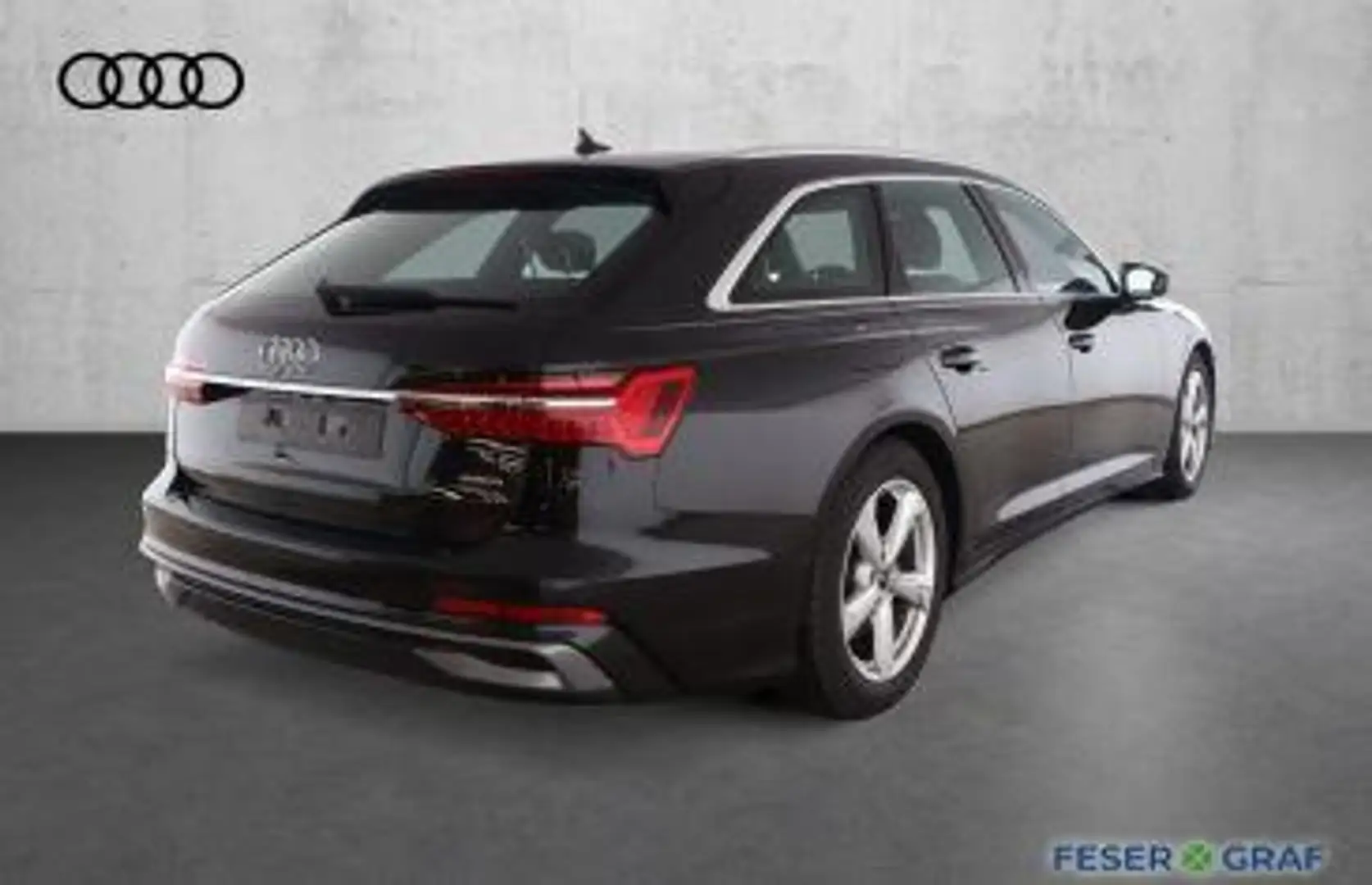 Audi A6 Avant 40 TDI qu. S line Ext. Matrix Pano Schwarz - 2