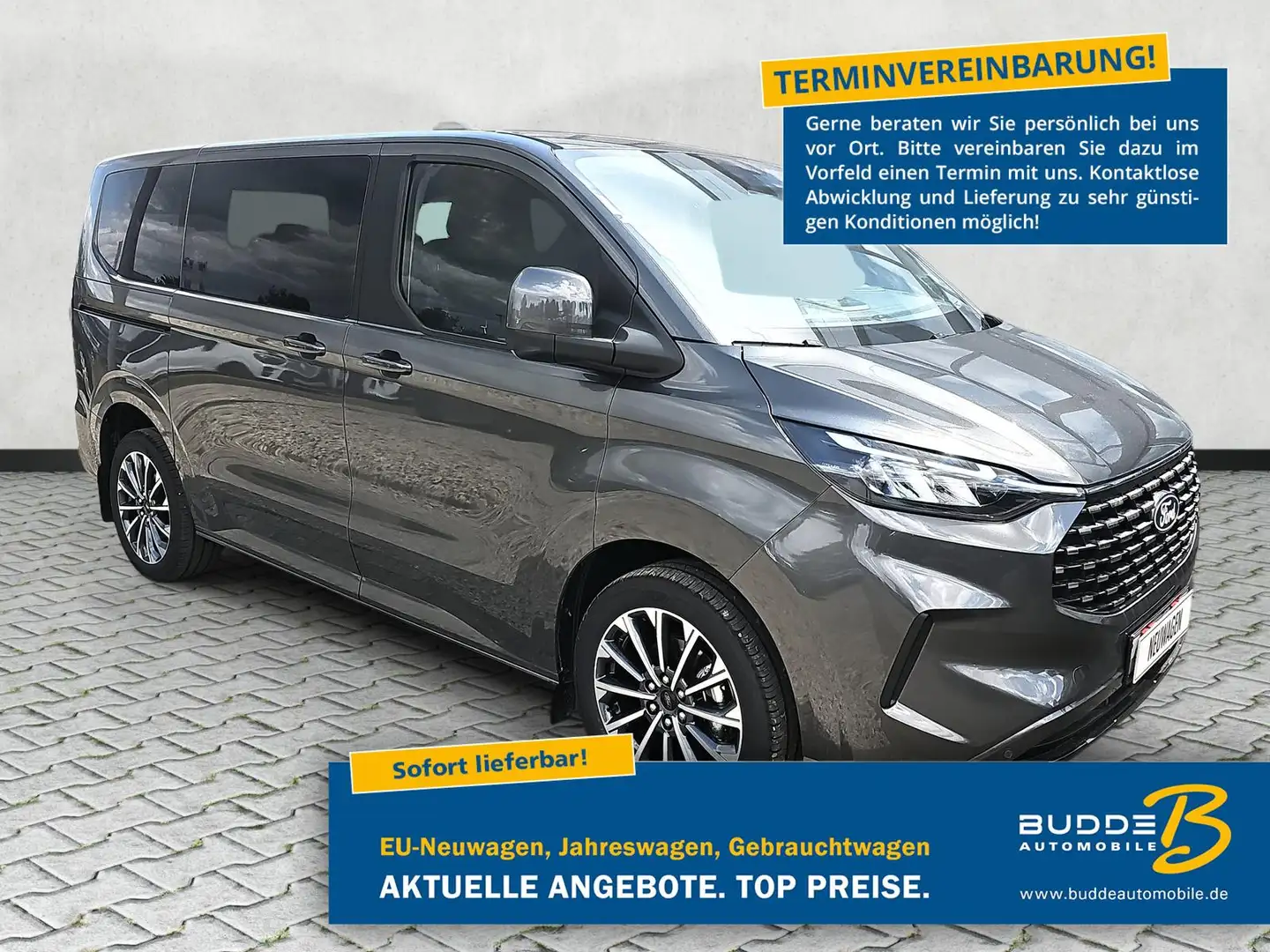 Ford Tourneo Custom Autom Titanium X AHK BO-Sound 5JG Grau - 1