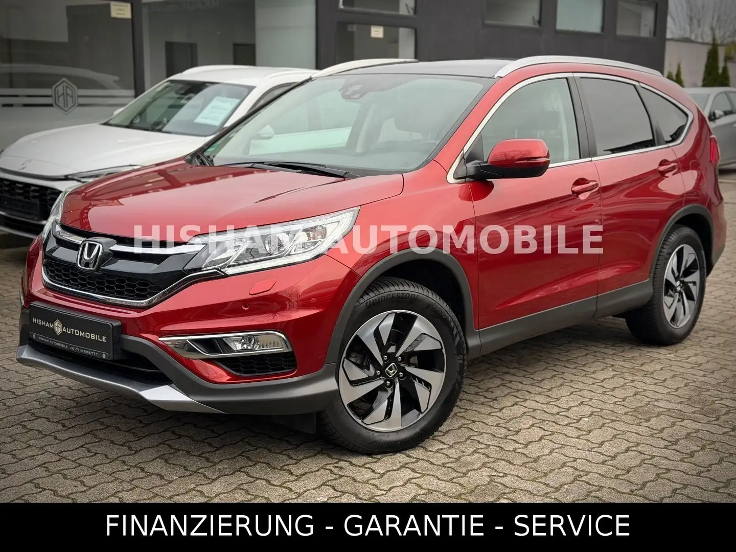 Honda CR-V Executive 4WD/PANO/9-GANG/CAM/NAVI/LEDERSHZ Rot - 1
