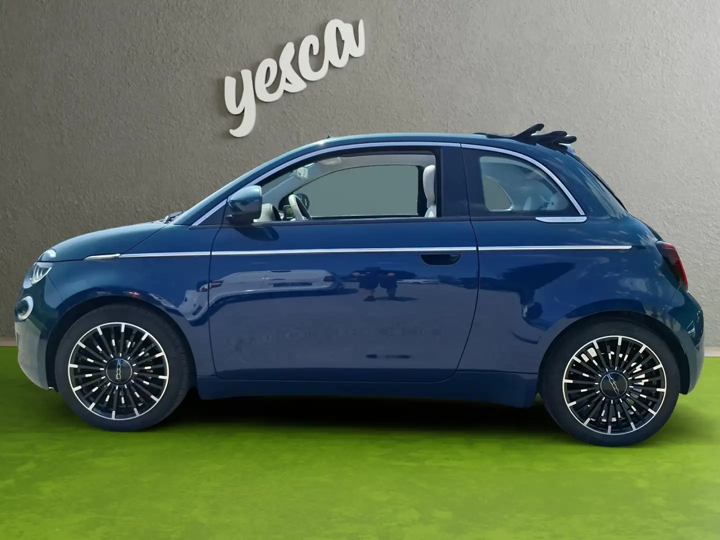 Fiat 500C Elektro La Prima 42 kWh Cabrio Grün - 2