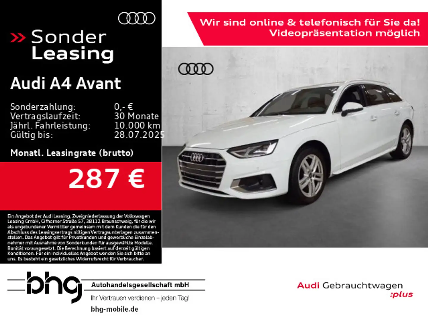 Audi A4 advanced 35 TFSI S tronic *Tour*Stadt*M Weiß - 1