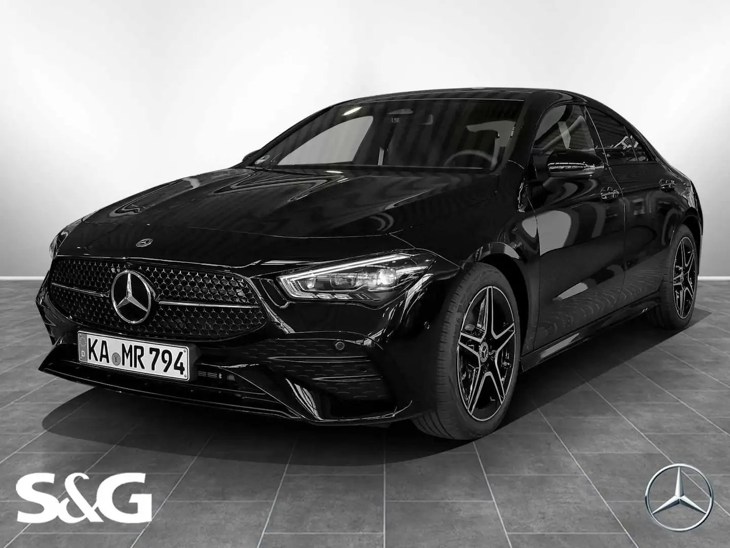 Mercedes-Benz CLA 200 Coupé AMG MBUX+360°+M-LED+Pano+Distronic Schwarz - 1