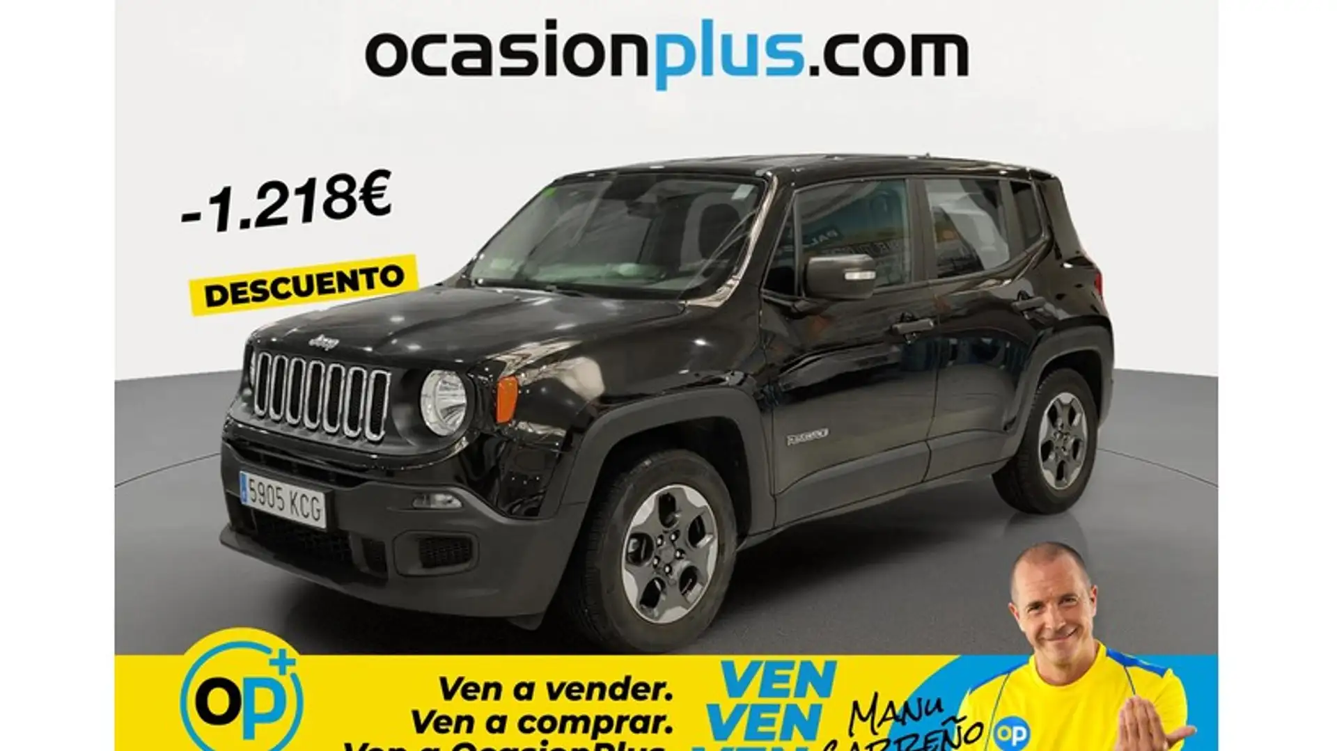 Jeep Renegade 1.6 E.TorQ Sport 4x2 Negro - 1