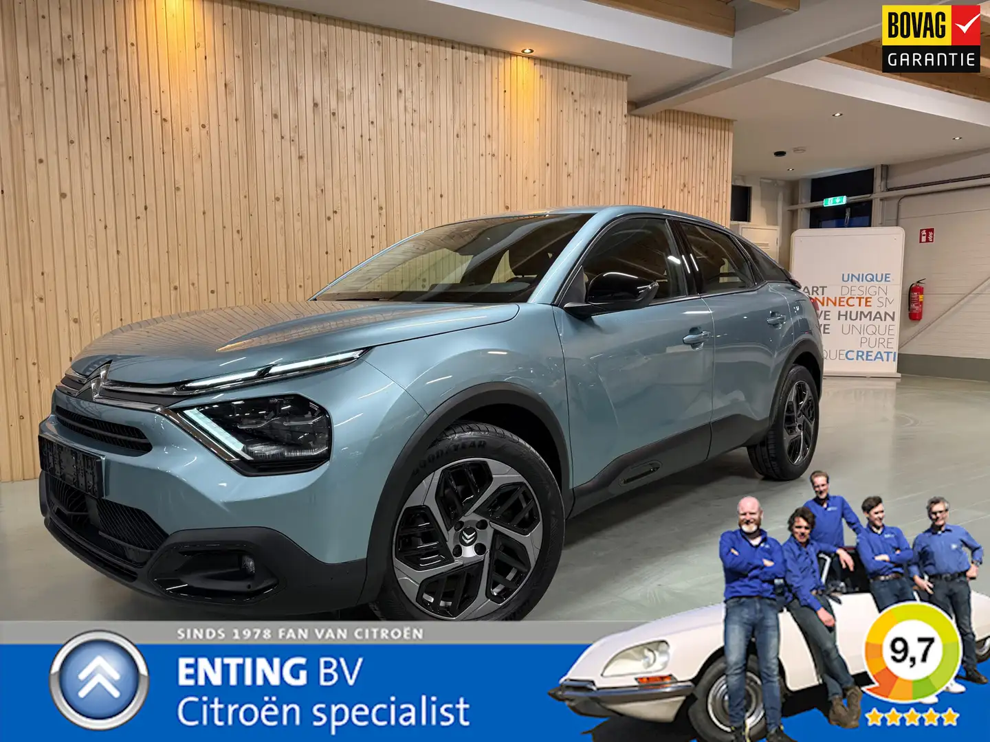 Citroen C4 1.2 PT 130 Plus ECC CAMERA CARPLAY/ANDROID IN NIEU Gris - 1