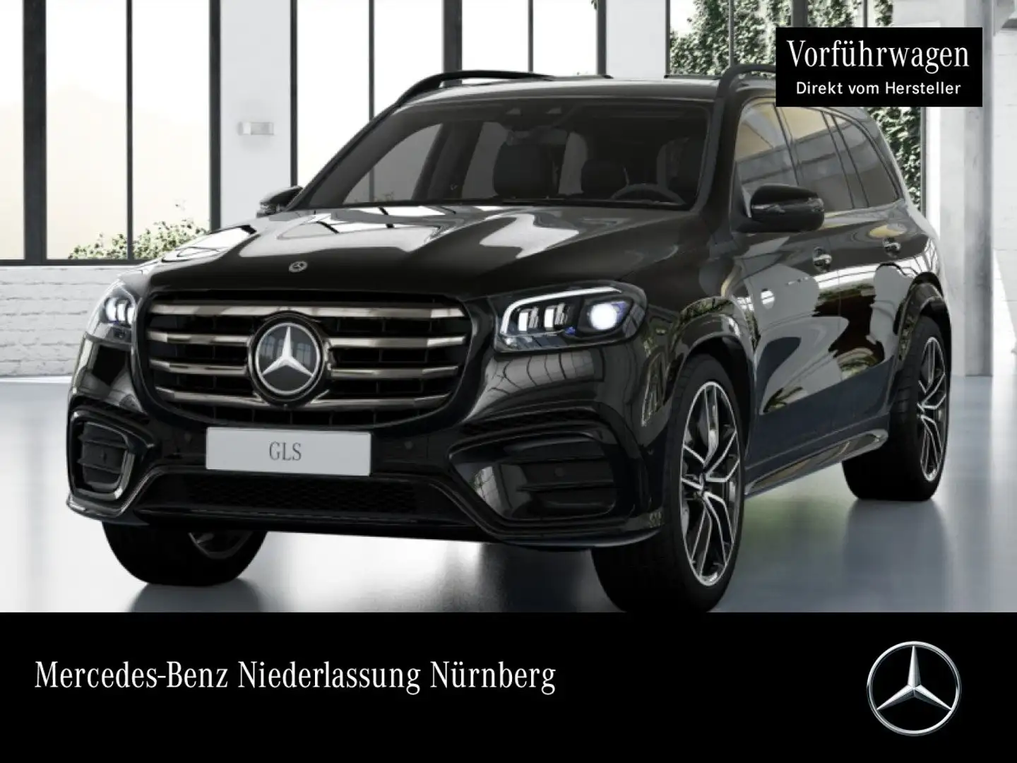 Mercedes-Benz GLS 450 d 4M AMG+NIGHT+PANO+360+AHK+MULTIBEAM+HUD Schwarz - 1