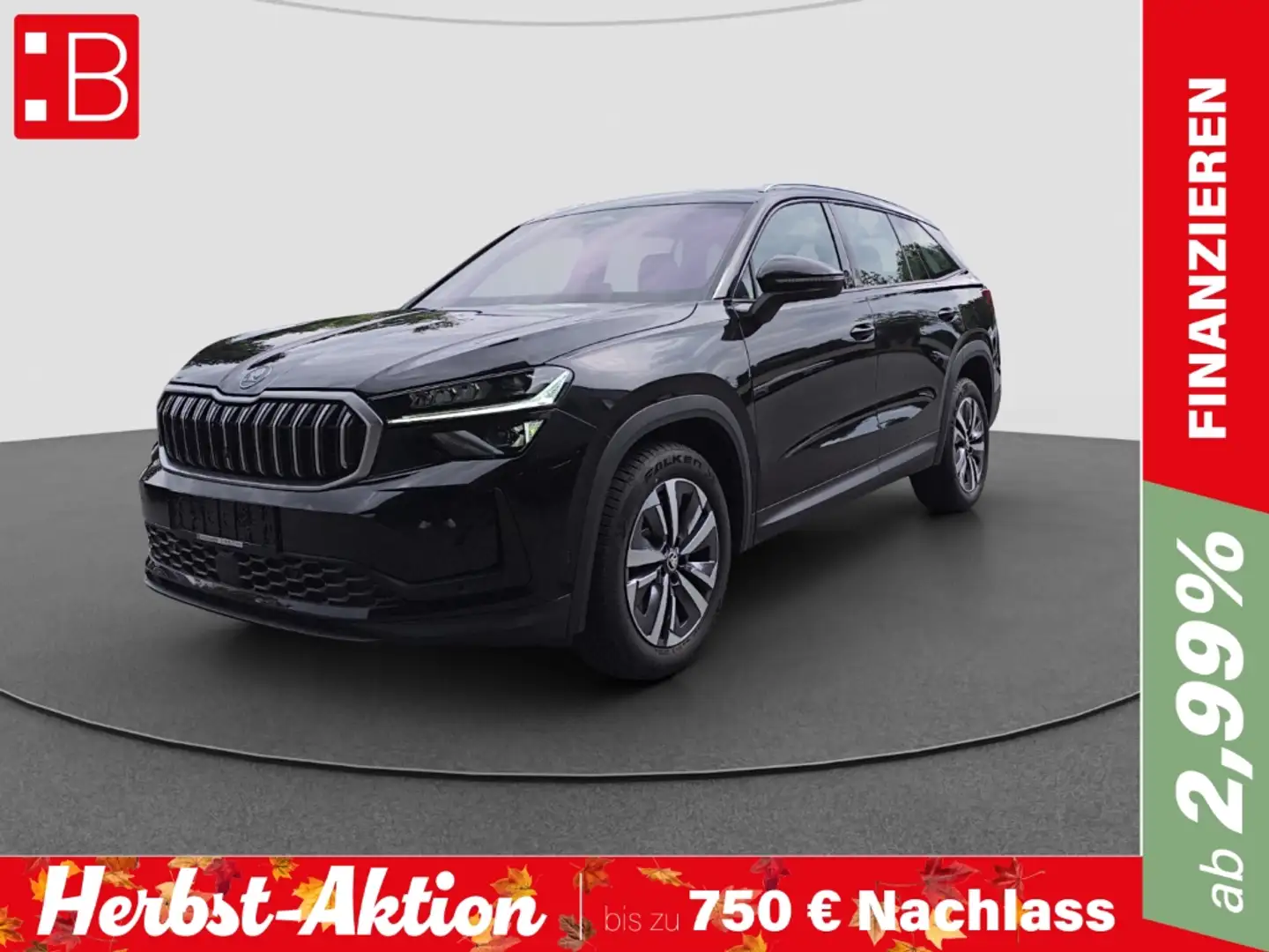 Skoda Kodiaq 2.0 TDI DSG 4x4 Selection NAVI AHK ACC 360 KAMARA Zwart - 1