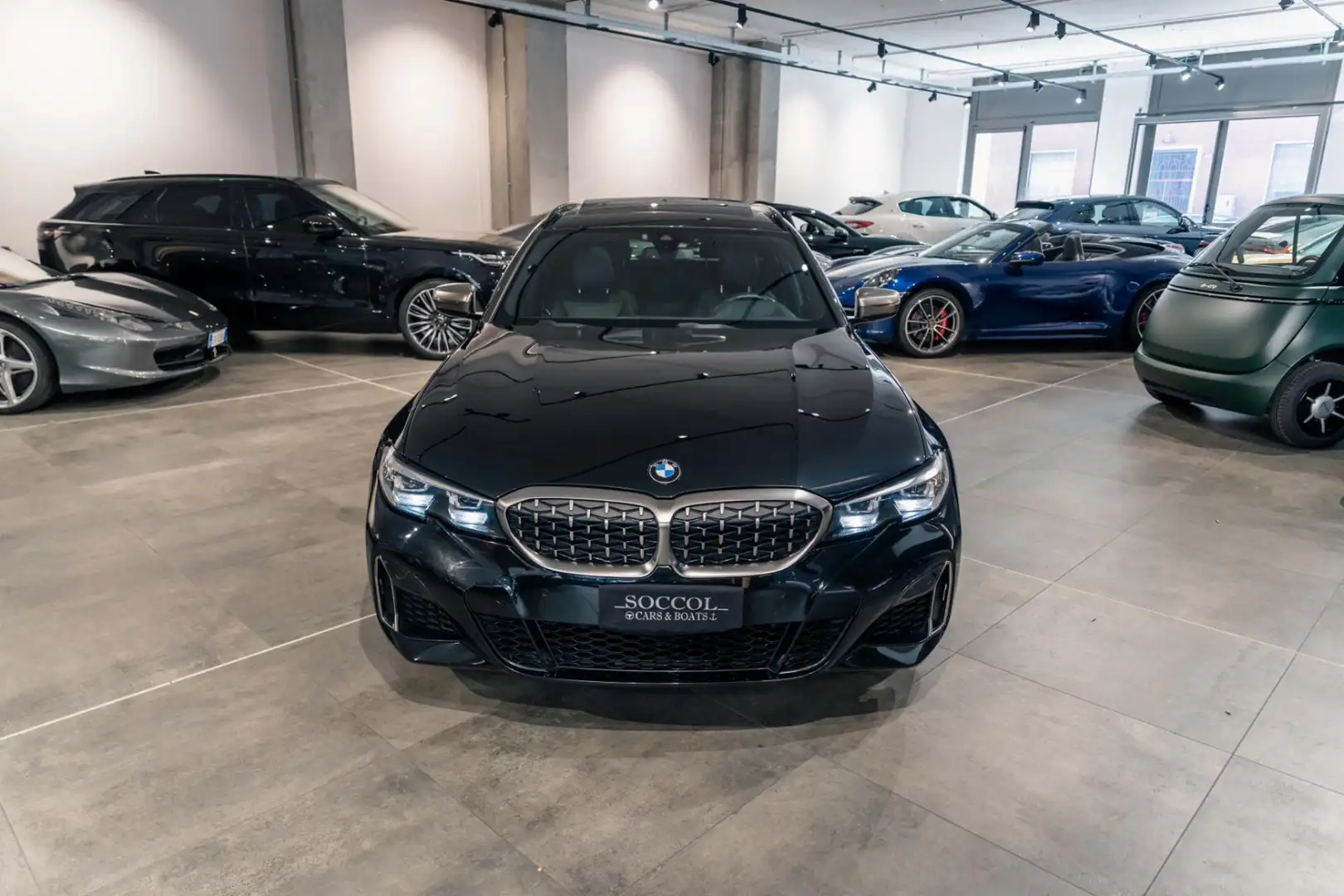 BMW 340 i xDrive Touring Msport*TETTO APRIBILE* Nero - 2