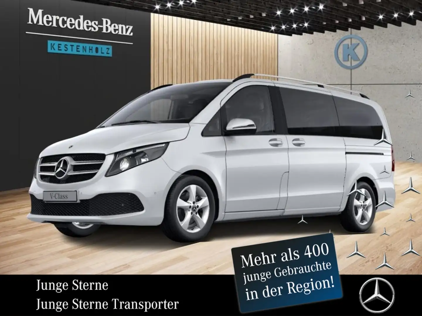 Mercedes-Benz V 220 d EDITION Lang *AHK*KAM*SHZ*NAVI*DIST*DAB* Blanc - 1