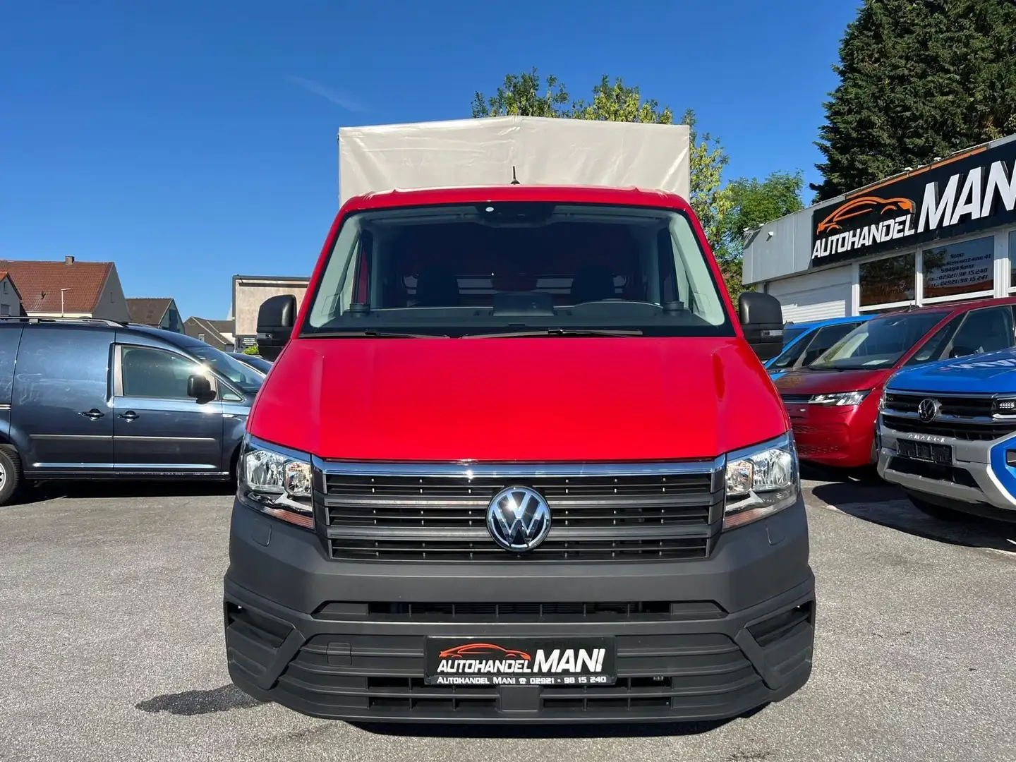 Volkswagen Crafter Pritsche 35 mittellang FWD/Klima/DSG/PDC Rot - 2
