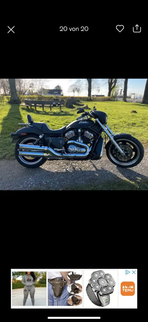 Harley-Davidson VRSC Night Rod Černá - 2