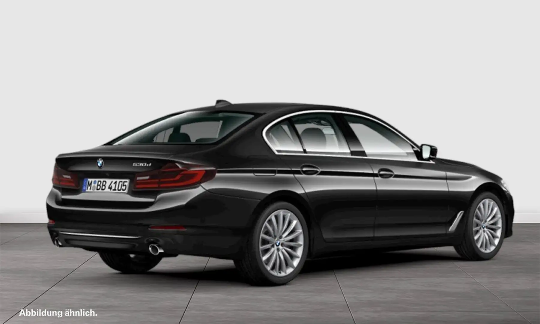 BMW 530 d LUXURY LINE+HuD+DA PLUS+360°+GLASDACH Schwarz - 2