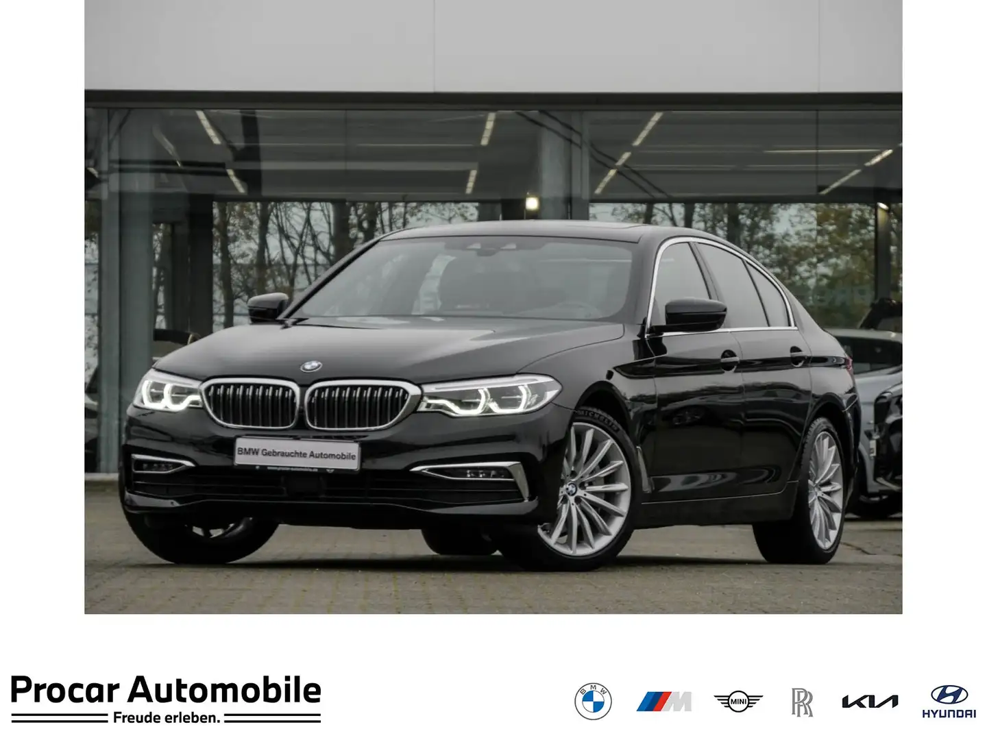 BMW 530 d LUXURY LINE+HuD+DA PLUS+360°+GLASDACH Negro - 1