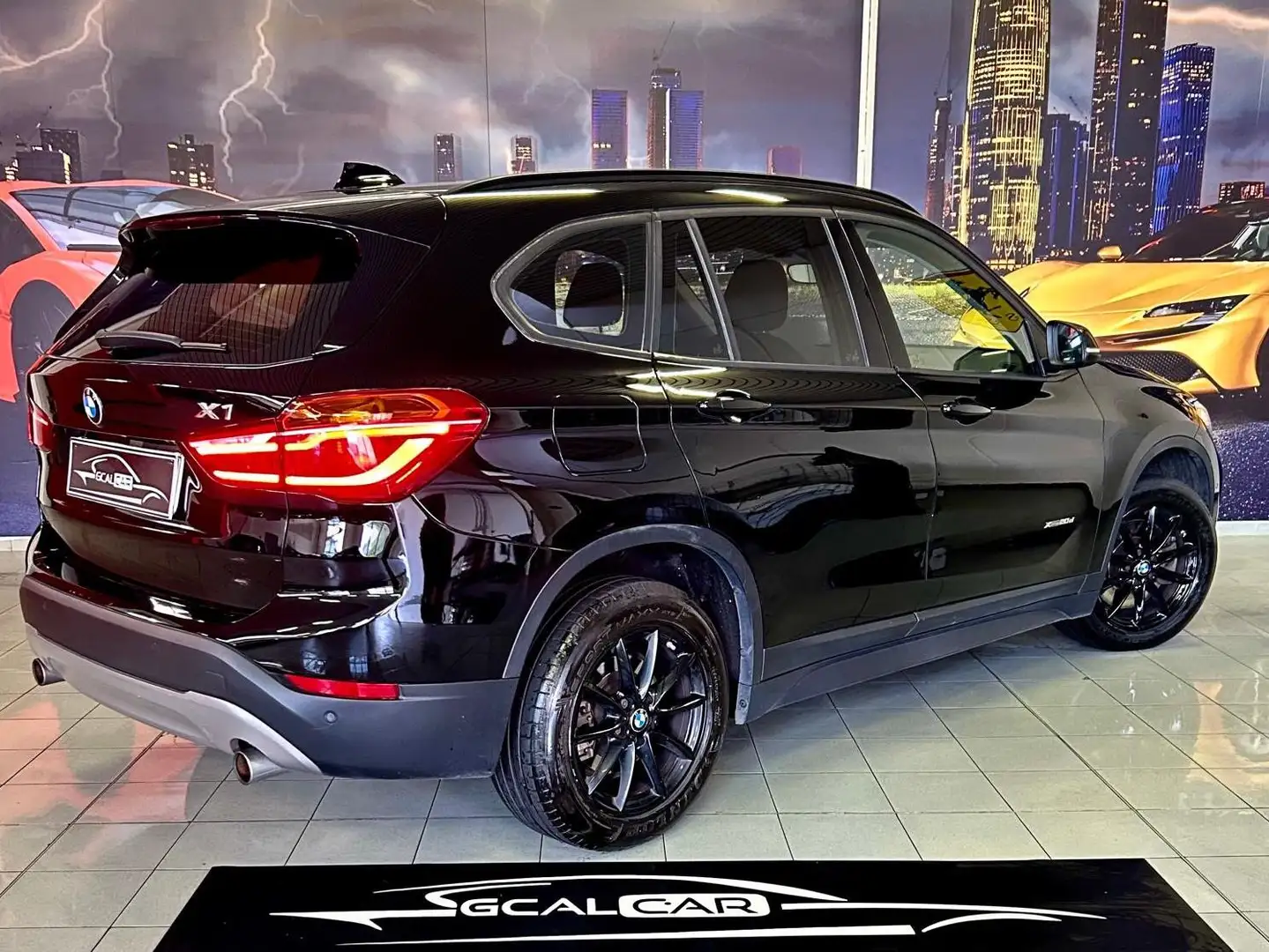 BMW X1 20D 190CV AUTOMATICA CERTIFICATA OK PERMUTE FINANZ Nero - 2