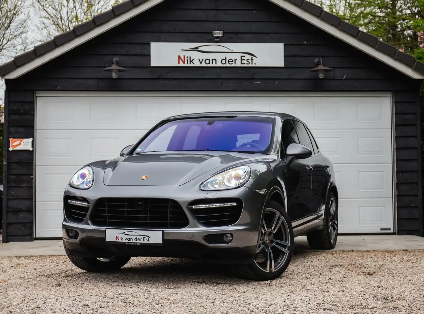 Porsche Cayenne 4.8 Turbo-Keramisch-Full option-PDCC-PTV Plus Gris - 2