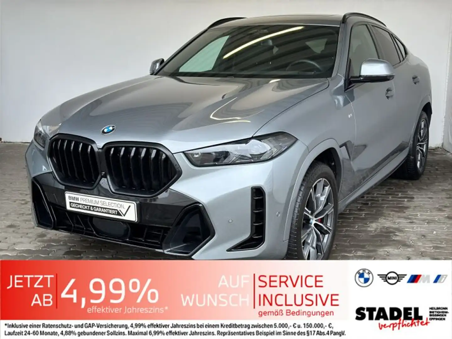 BMW X6 xDr40dA M Sport Navi.LED.Luft.AHK.Pano.Standh Grey - 2