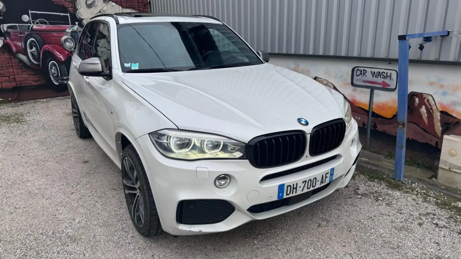 BMW X5 M 50 d XRVE 3.0 381cv PACK SPORT TOIT PANO ET LECT Weiß - 2