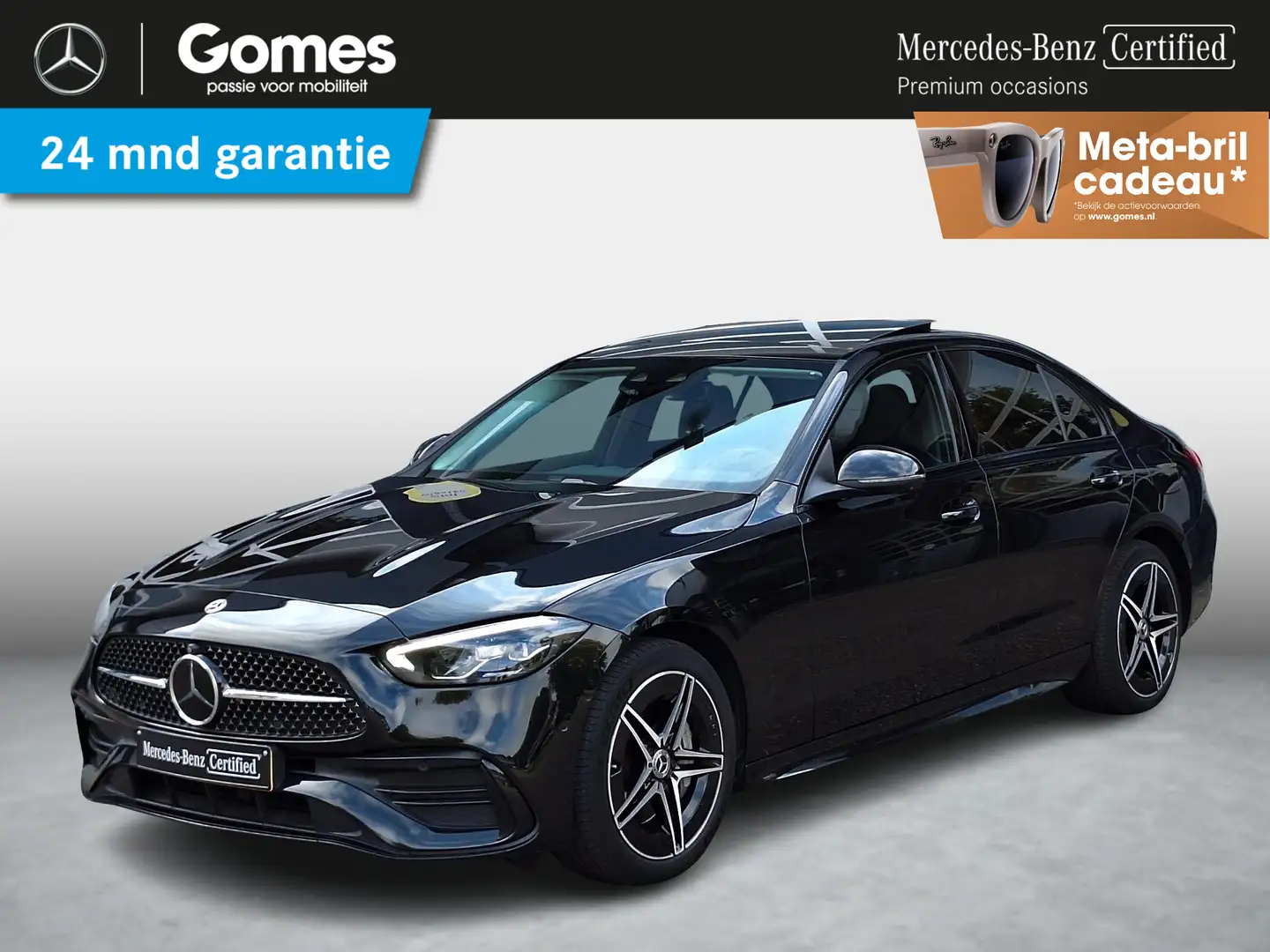 Mercedes-Benz C 300 e AMG Line Limited | Panoramadak | Trekhaak | Nigh Noir - 1