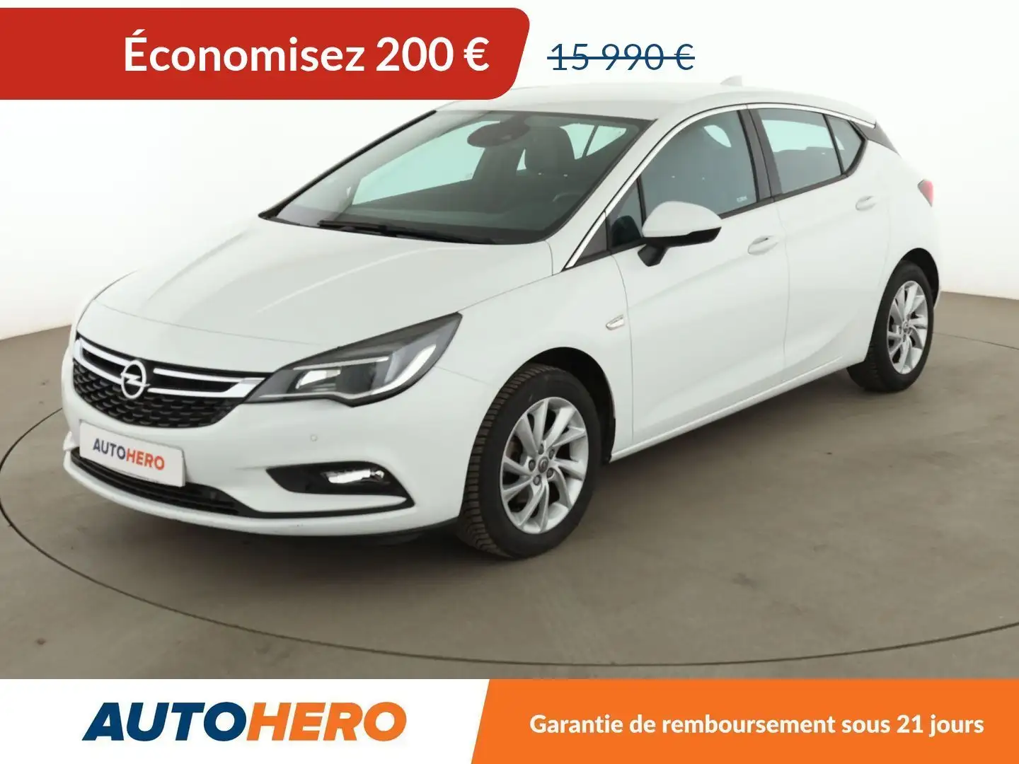 Opel Astra 1.4 Turbo Innovation Auto Blanc - 1