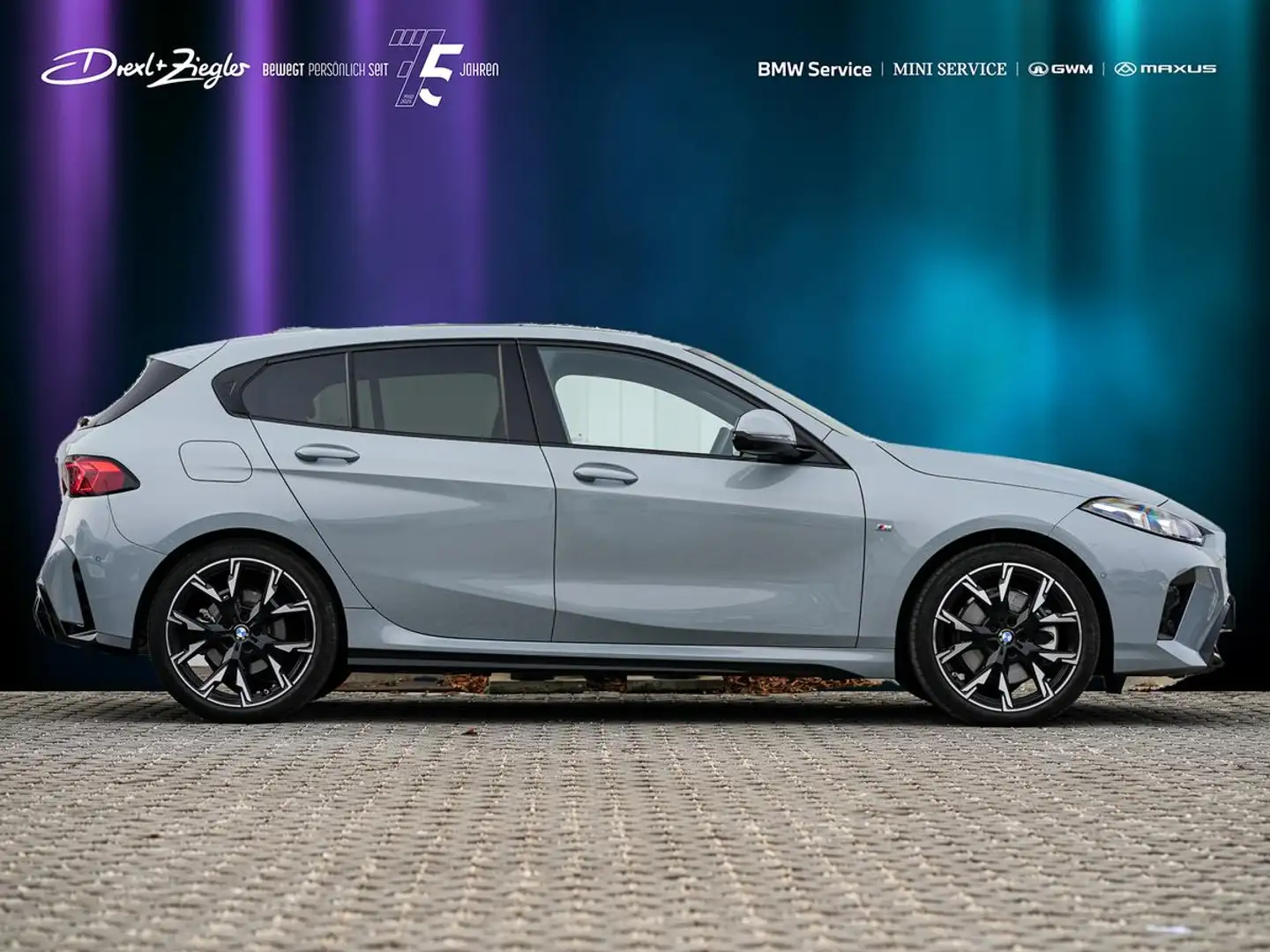 BMW 123 xDrive M-Sport 19 HuD PANO ACC AHK eSitz H&K Gris - 2