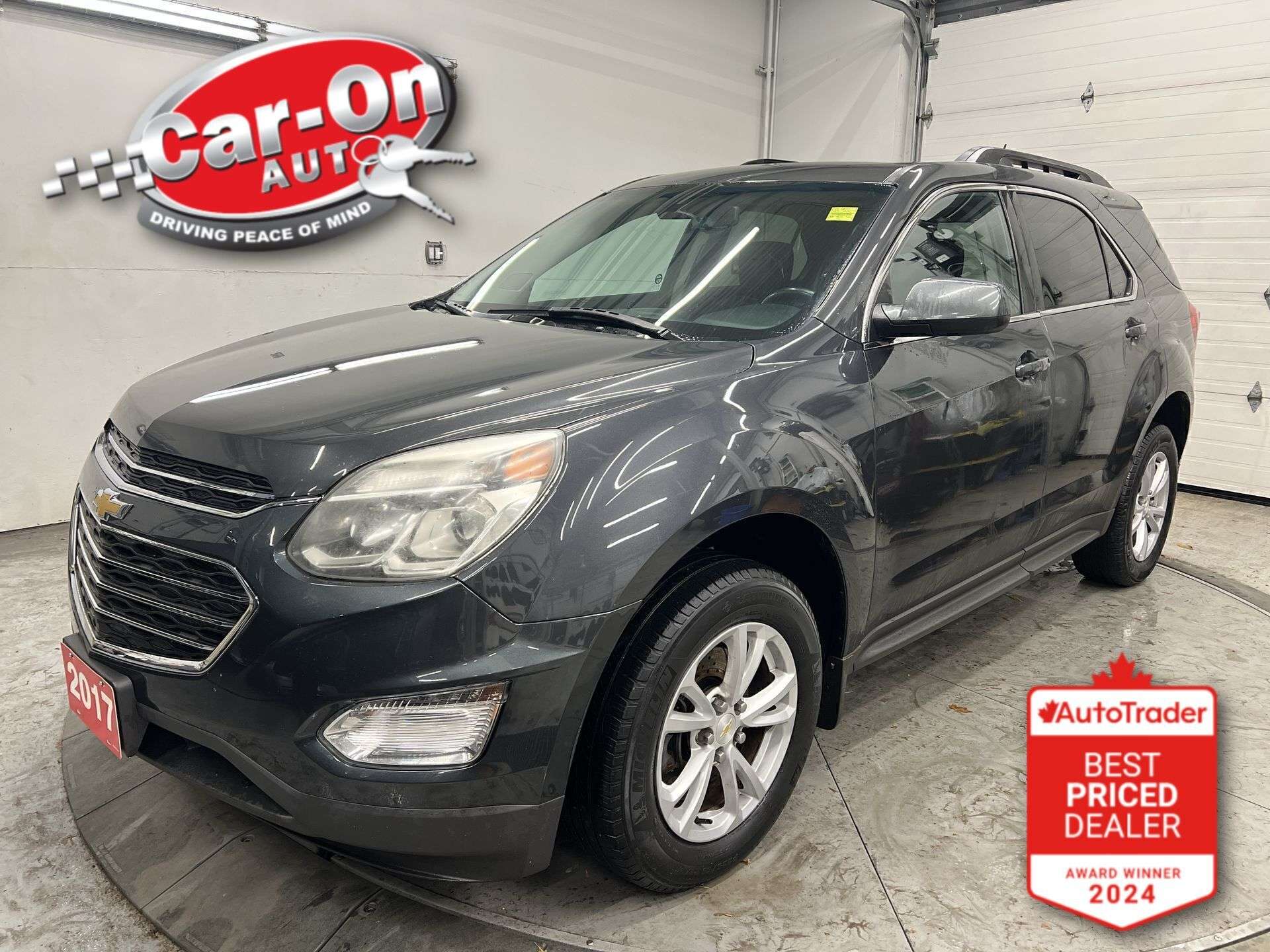 Gray 2017 Chevrolet Equinox LT AWD SUV / Crossover All-Wheel Drive Automatic