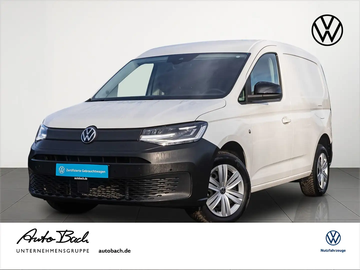 Volkswagen Caddy 2.0 TDI "Cargo" DSG LED Digital Cockpit Cl Weiß - 1