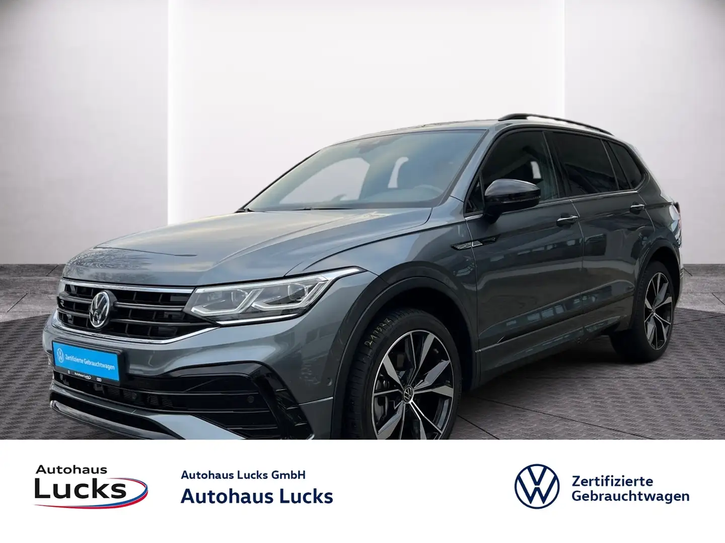 Volkswagen Tiguan Allspace 2,0 TDI R-Line 4Motion "20" AHK Standhzg Grau - 1