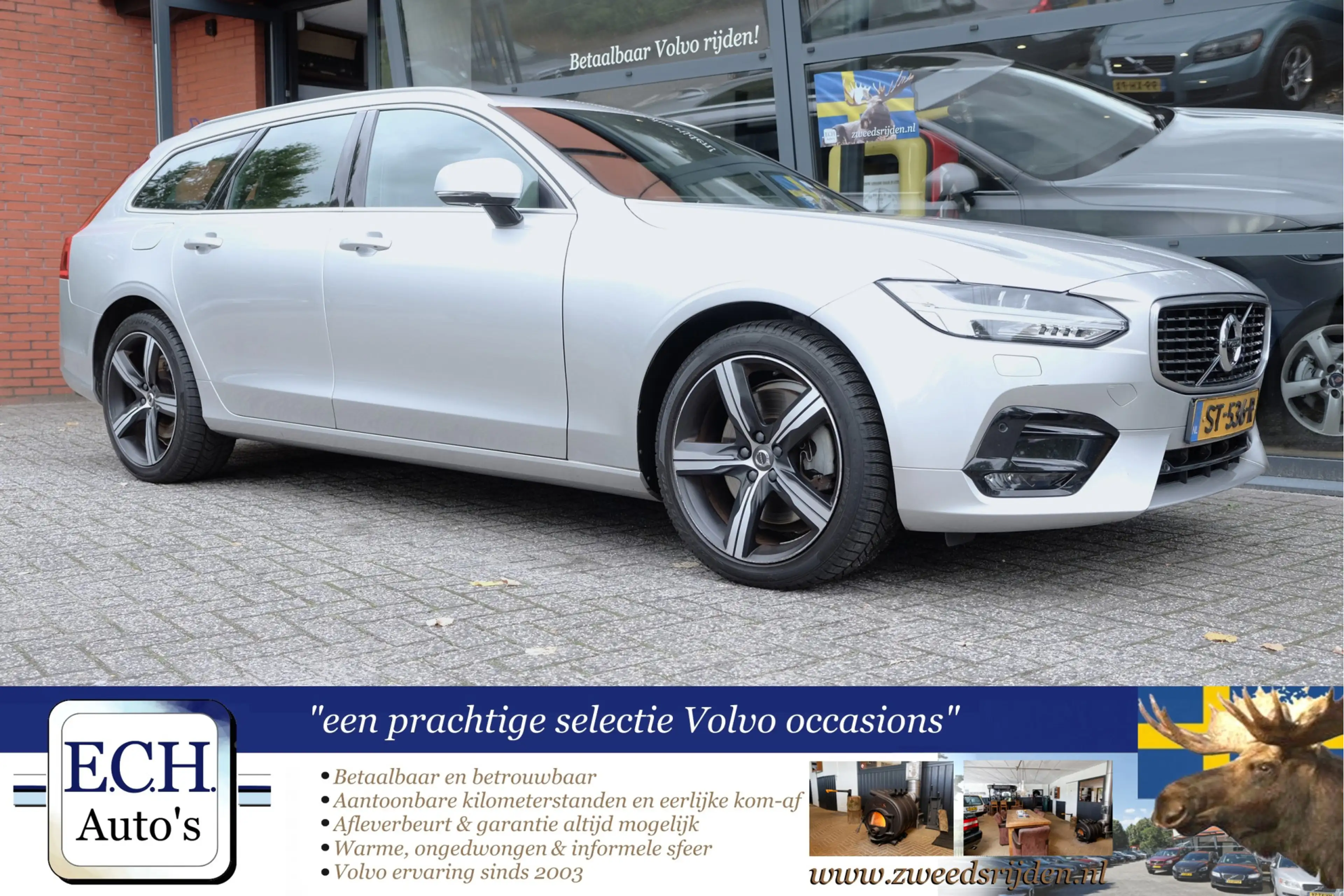 Volvo V90 2.0 T4 190 pk Aut. R-Design, Panodak, Adaptieve CC