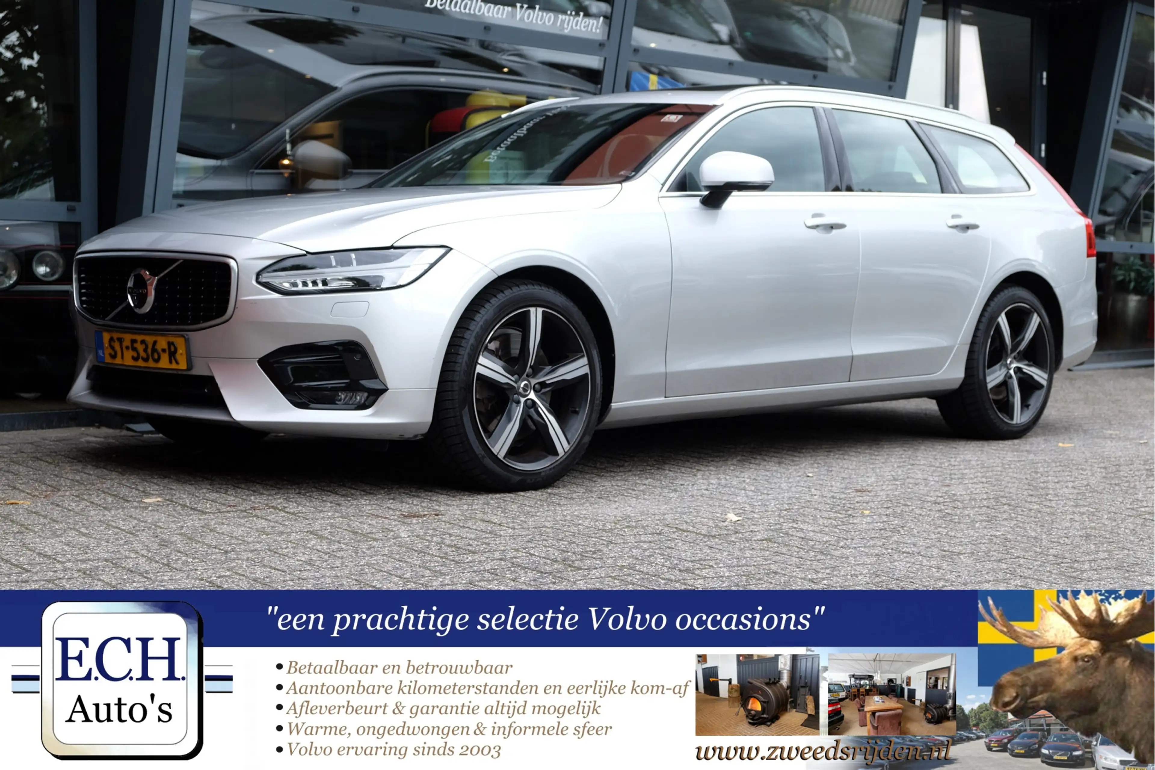 Volvo V90 2.0 T4 190 pk Aut. R-Design, Panodak, Adaptieve CC — photo 6