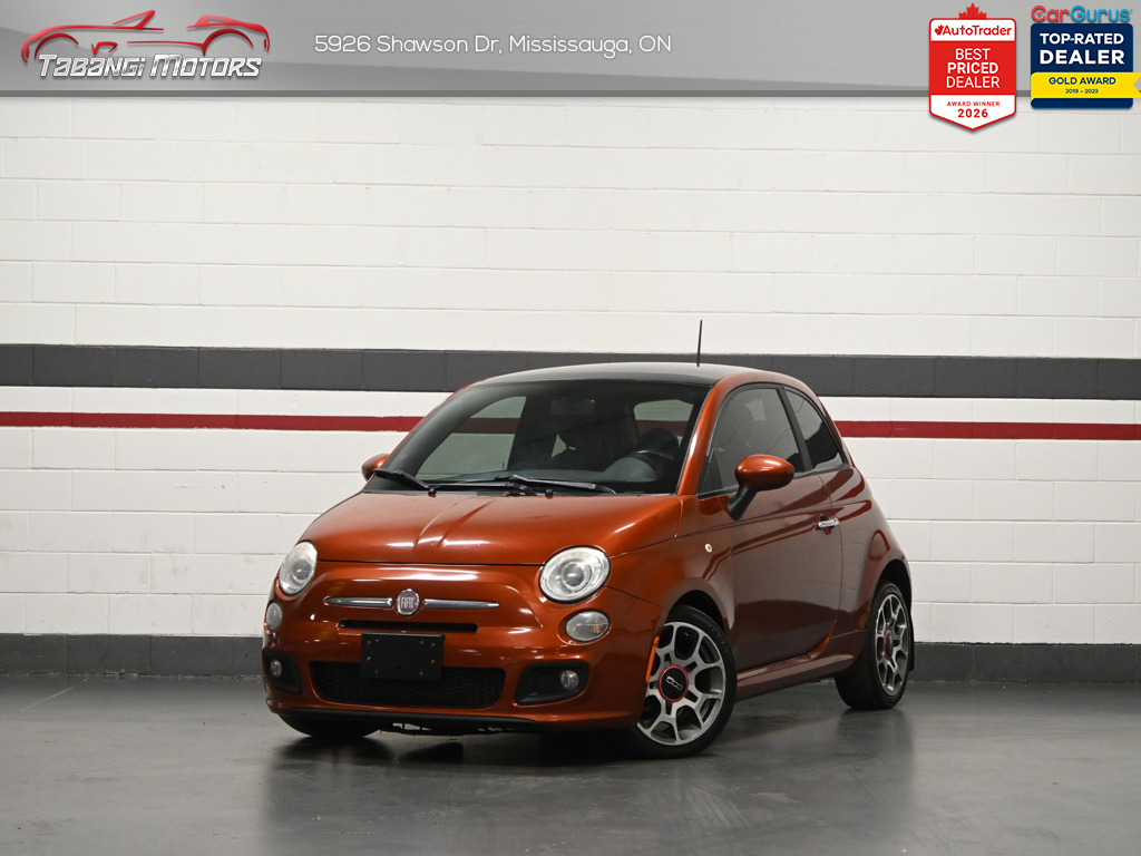 2012 Fiat 500 Sport BOSE Sunroof Leather Heated Seats