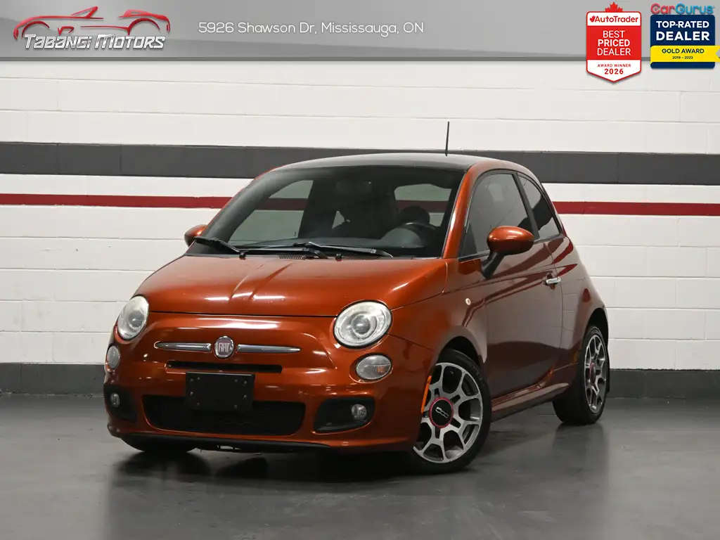 2012 Fiat 500 Sport BOSE Sunroof Leather Heated Seats