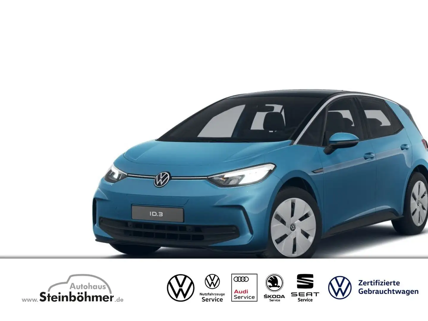 Volkswagen ID.3 Pro (204 PS) 59 kWh FACELIFT Bluetooth LED Blau - 1