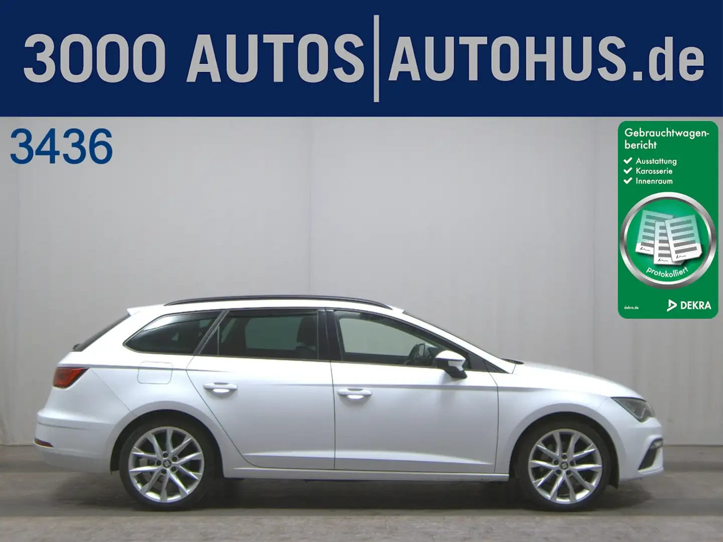 SEAT Leon ST 1.5 TSI FR Black Matt Edition Navi Pano Blanc - 1