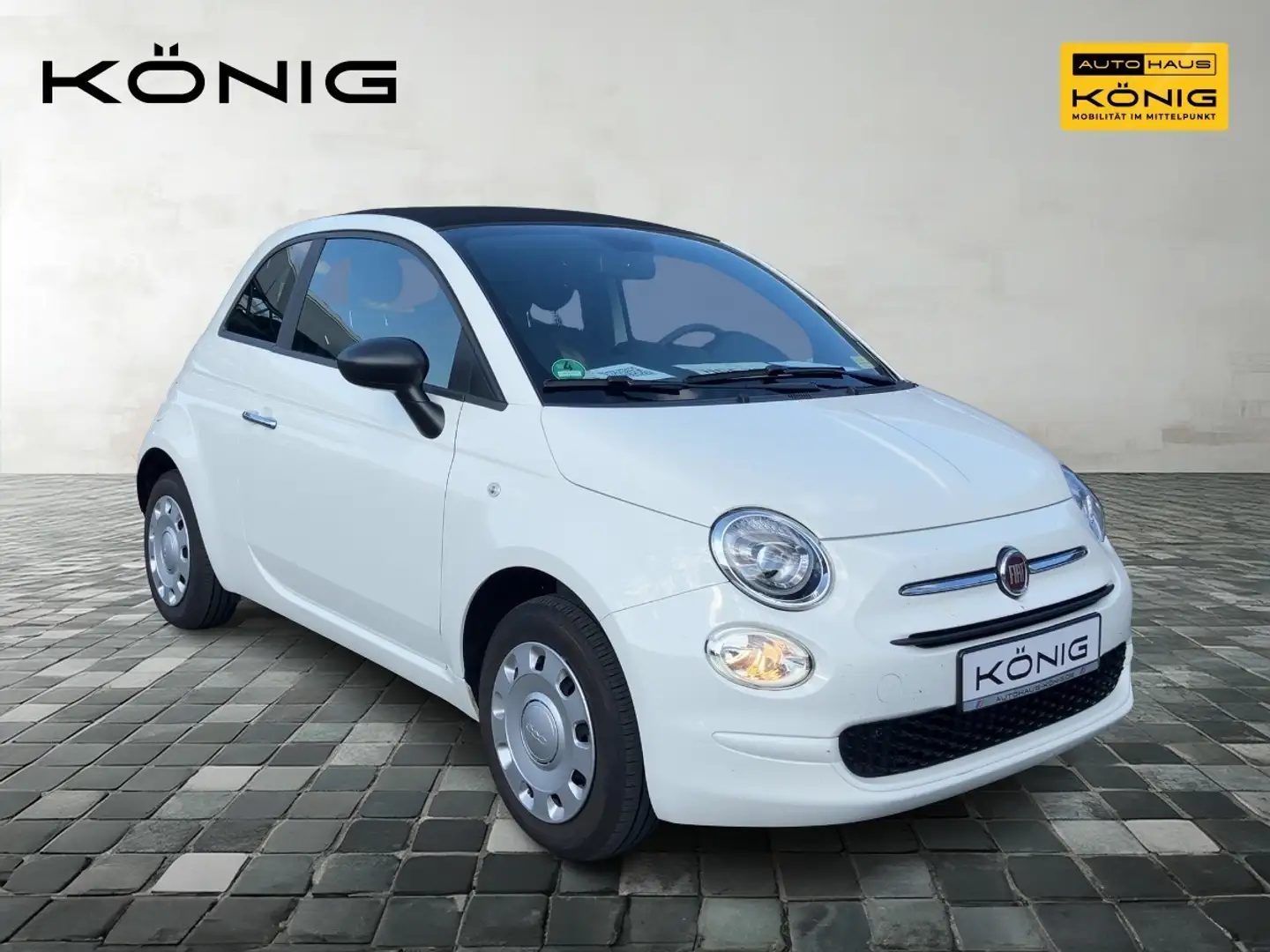 Fiat 500C MildHybrid DOLCEVITA Klima*Tempomat*CarPlay Weiß - 2