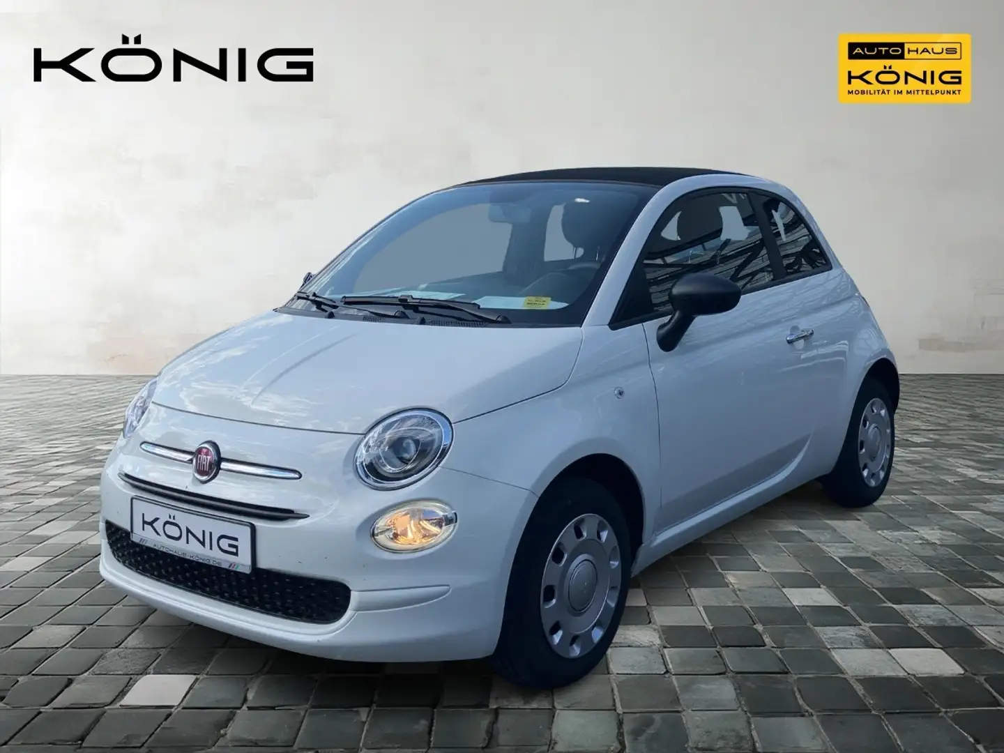 Fiat 500C MildHybrid DOLCEVITA Klima*Tempomat*CarPlay Weiß - 1