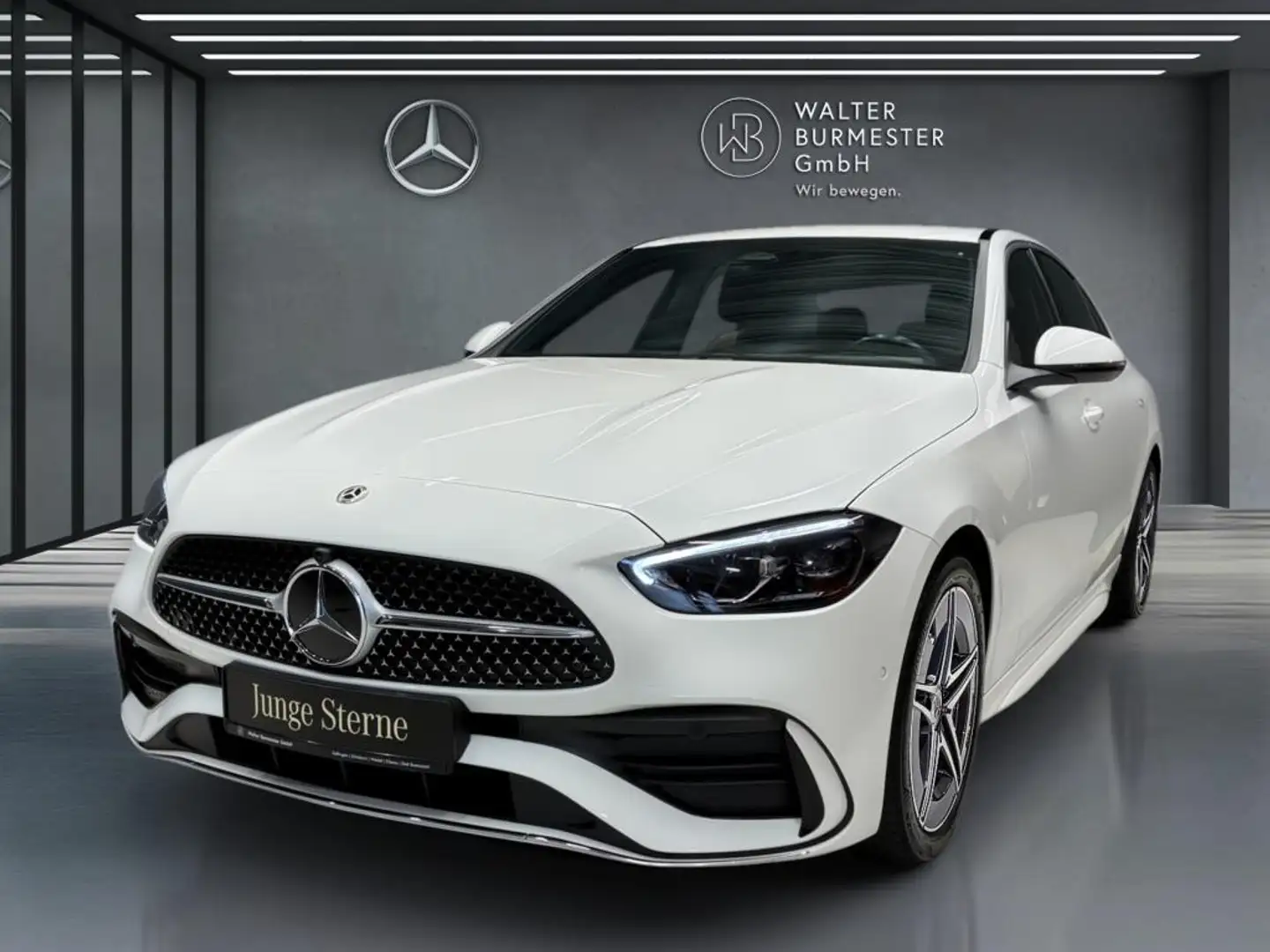 Mercedes-Benz C 180 AMG+MBUX+Memory+Ambiente+CarPlay+KAMERA Blanc - 1